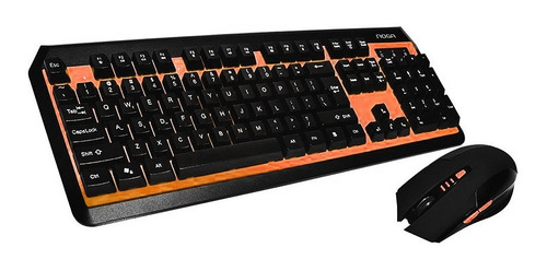 Imagen 1 de 4 de Kit Gamer Inalambrico Noga Teclado Y Mouse Nkb-40 Combo New