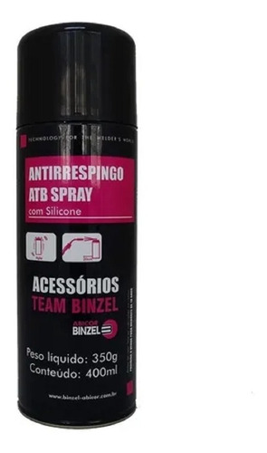 Antirrespingo Solda Atb Spray Com Silicone Binzel 400 Ml