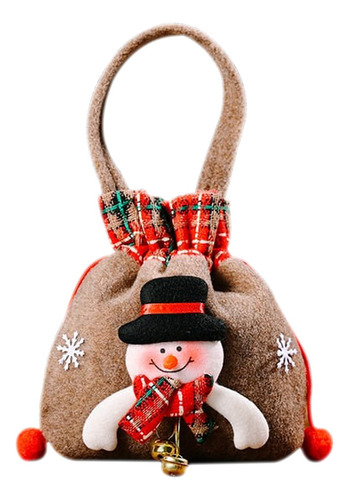 . Bolsa De Regalo Navideña Con Bolsillo Extraíble For