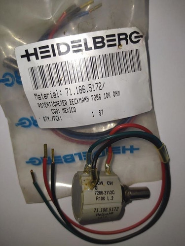 Heidelberg Potenciometro Beckman 7286 10k Ohm