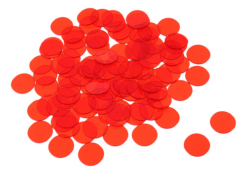 Marcadores De Plástico De Fichas De Bingo Rojo Rojo