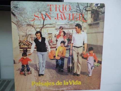 Trio San Javier Paisajes De La Vida Vinilo Argentino Promo