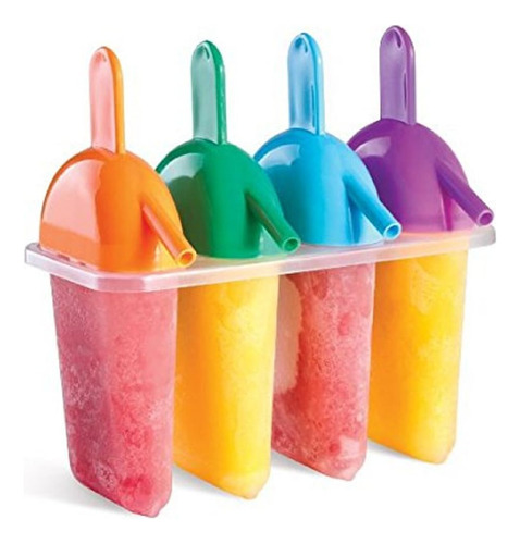 Juego De 8 Moldes Para Paletas Congeladas Con Protector De P