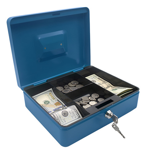 Caja De Dinero Studmark Azul 25x18x9