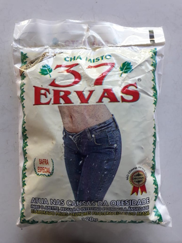 Chá Misto 37 Ervas 120g Kit C/4 Pacotes