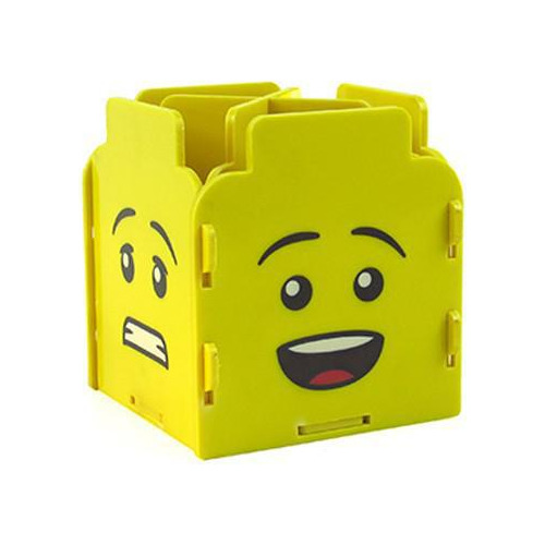 Porta Trecos Formato Divertido Rostos Lego