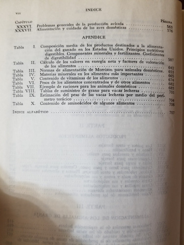 A1 Compendio D3 Alimentación Del Ganado Morrison (Usado)