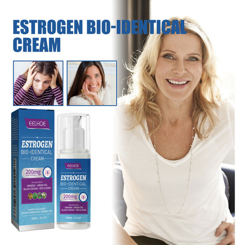 2025 2pcs Crema Progesterona Y Progesterona For Mujer, Sin