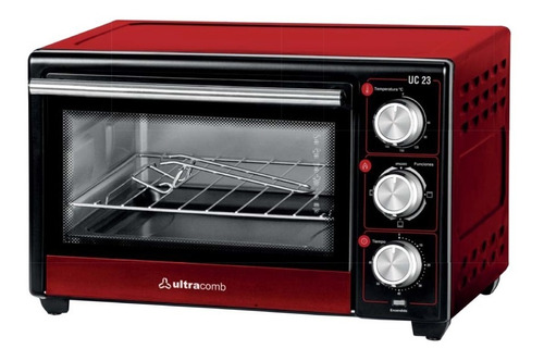 Horno Electrico Ultracomb Uc-23 23 Litros 1350w Grill 12cts 