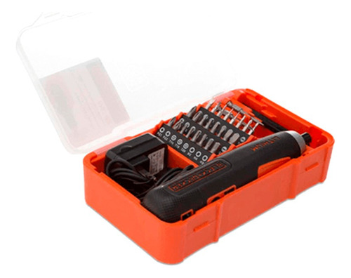 Atornillador De 4v + 27 Accesorios Black+decker Bd40k27-b3