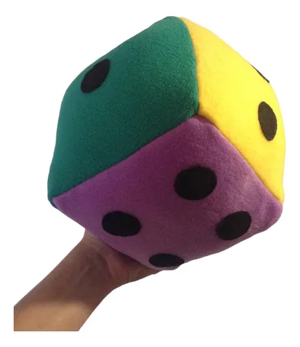 comprar Peluche De Dado De Colores 25 Por 25 Cm Personalizados