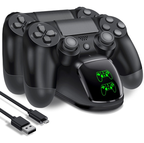 Compatible Con - Cargador De Controlador Ps4, E.