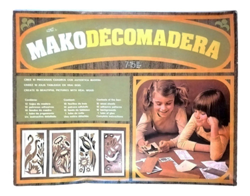 Juego De Mesa Mako Decomadera, De Los 60s