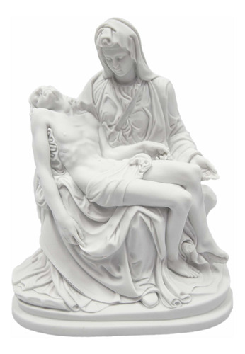 Figura Escultura Italiana Pieta Jesus Maria 8.3 In Fabricada