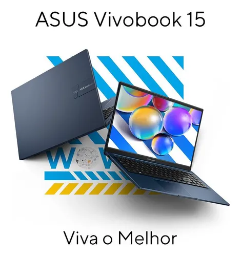Notebook Asus Vivobook 15 X1504va Intel Core I5 1334u 16gb Ram 512gb Ssd Linux Keepos Intel Iris Xe Tela 15,6 Led Fhd Blue - Nj1746