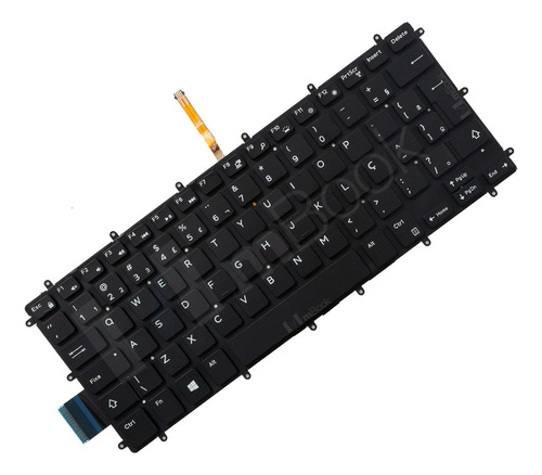 Teclado Para Dell Inspiron 15-7569 Br Com Led