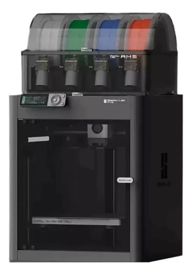 Impressora 3d Bambu Lab P1s Combo Ams Cinza-escuro 1.75 mm