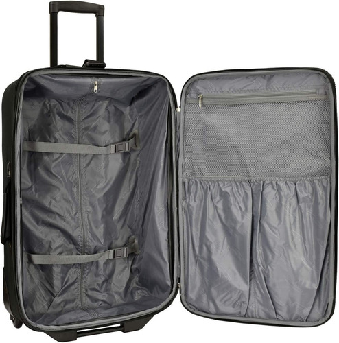Maleta De Viaje 2 Ruedas Con Equipaje De Mano Color Borgoña
