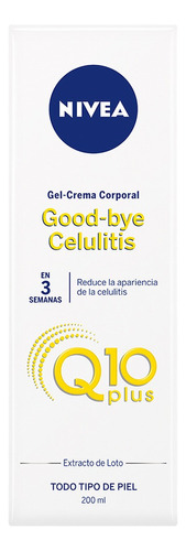  Gel anticelulitis para cuerpo Nivea Goodbye celulitis 200mL