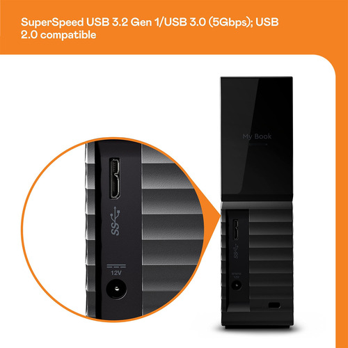 Almacén Externo Wd My Book De 4tb Respaldo Seguro Y Rápido