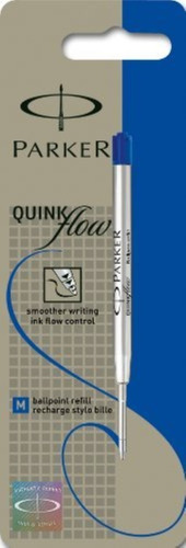 Parker Quink Repuesto  Boligrafo Tinta Azul Punta M 1.0 Mm