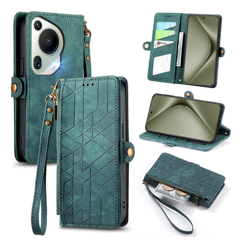 Funda De Piel Tipo Cartera Para Honor X8c X8b X8a