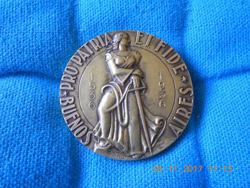 Antigua Medalla 400 Aniversario Fundacion De Buenos Aires