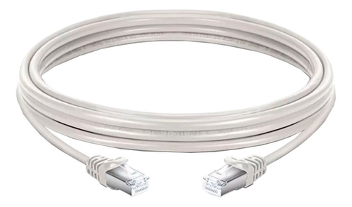 Cable De Red S/ftp Patch Cord Cat6a Blindado 7.5 Metros