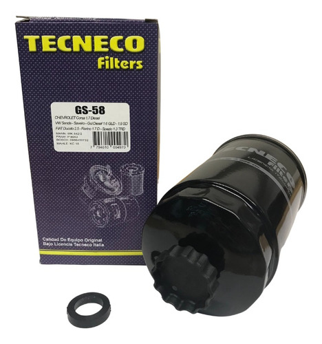 Filtro De Combustible Vw Senda Diesel/vw Gol/gm Corsa Diesel