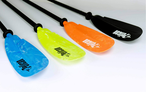 Eje De Aluminio Con Palas De Fibra Para Kayak Y Canotaje