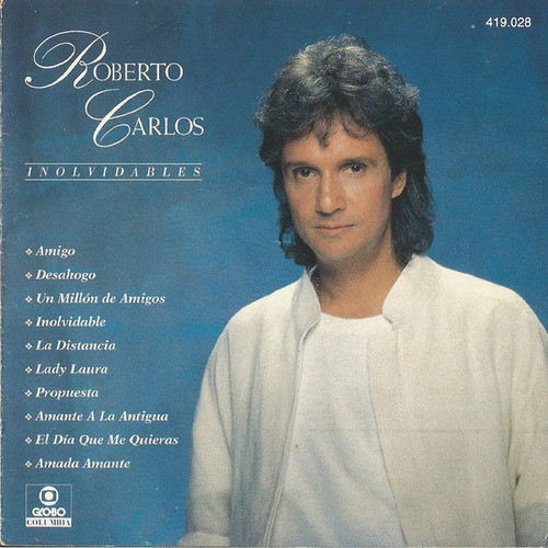 Cd Album Roberto Carlos Inolvidables 1a Ed. Br 1993 