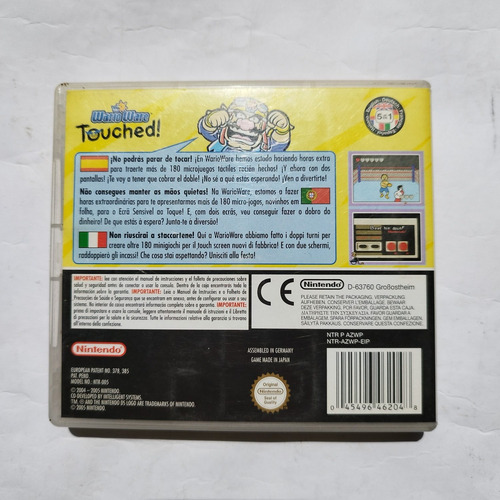 Wario Ware Touched Nintendo Ds (Usado)
