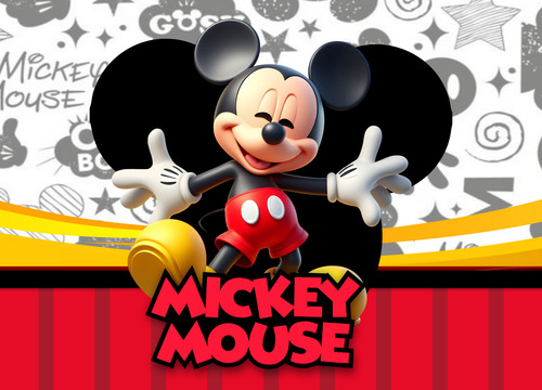 Livro De Colorir Mickey Capa Dura