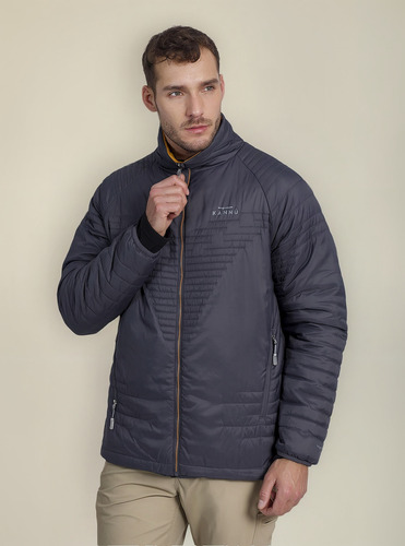 Parka Elqui Double Face Hombre Gris