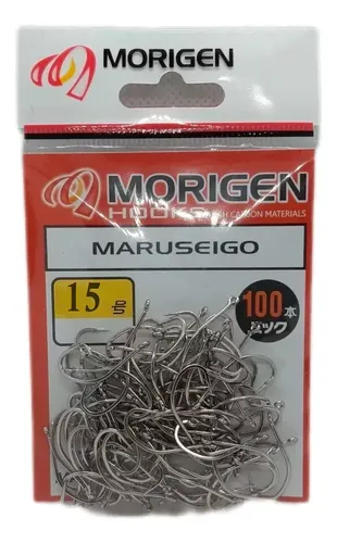 Anzol Morigen Maruseigo Nickel 100un Nº 15 - Vários Tamanhos N15