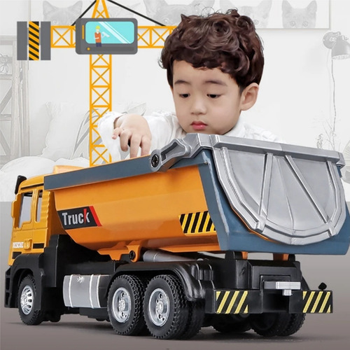 Carro De Transporte De Liga Leve Com Luz, Presente Infantil