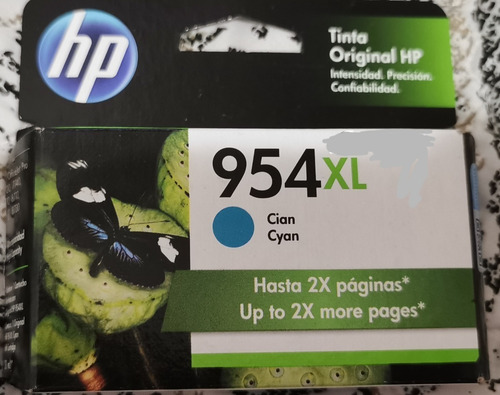 Imagen 2 de 3 de Cartucho Hp Tinta 954xl Cyan