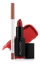 Comprar Kit Palladio Lápiz De Labios Bronce Y Labial Rojo Pasion