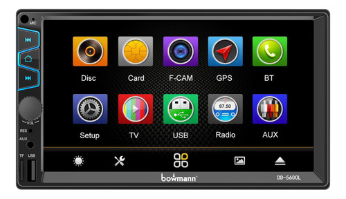 Radio Auto 2 Din Bowmann Mirrorlink Bluetooth Dd-5600l