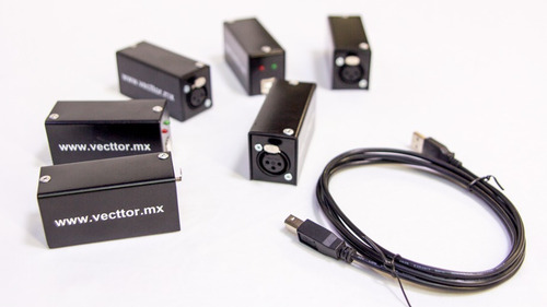 Controlador Usb Dmx 512 Full Vecttor Distribuidor Autorizado
