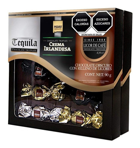 Estuche Colección De Chocolates Con Licor Picard 90g
