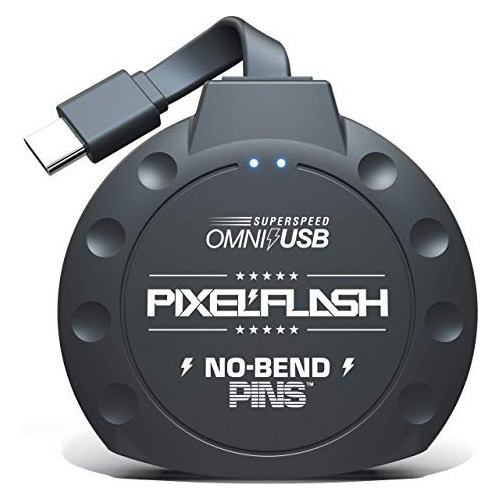 Pixelflash No-bend Pins Usb Tipo-c Lector De Tarjetas Compac