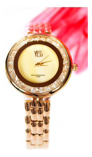 Reloj Yess Original Dama Mujer Acero Inox + Envío Gratis