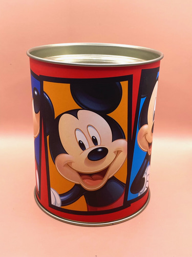 Kit 5 Latas P Lembrancinha Mickey Mouse Presente Festa