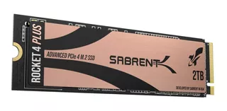 Disco sólido SSD interno Sabrent 4 Plus SB-RKT4P-2TB 2TB