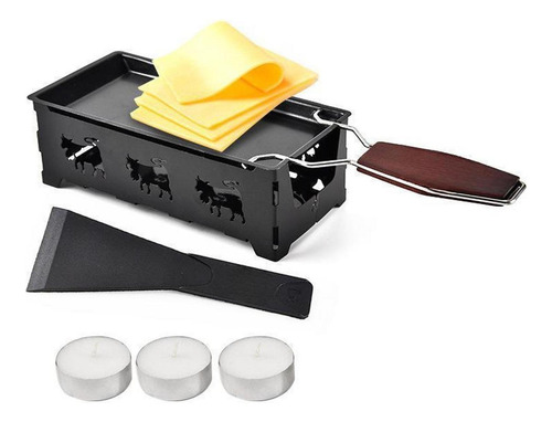 Juego De Raclette De Queso Antiadherente Resistente Con