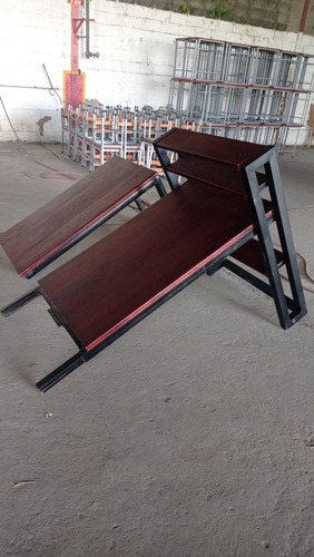Imagen 7 de 10 de Mueble Estilo Industrial Mesón De Trabajo 2,60x0,80mts.