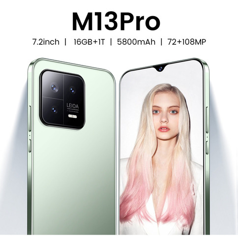 M13 Pro Teléfono Inteligente Android Barato 16gb+1 Tb 4g/5g