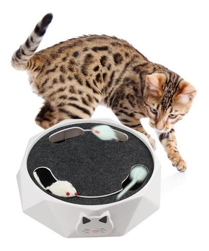 Juguete Interactivo Eléctrico Para Gatos Disco Atraparaton