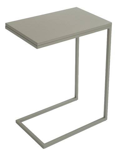 Mesa Gris Diseño Grapa Multifuncional Mesa Lateral Auxiliar